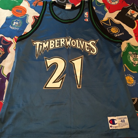 Champion Other - Vintage Champion Timberwolves “Garnett” Jersey
